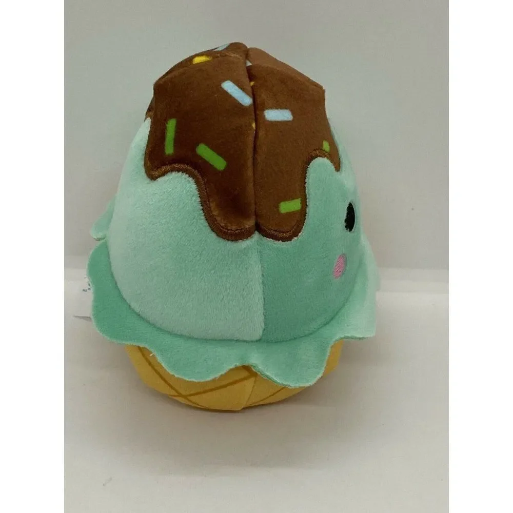 Kellytoy Squishmallow 5 Inch Easter Basket Plush | Maya the Mint Ice Cream